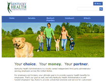Tablet Screenshot of kyhealthadmin.com